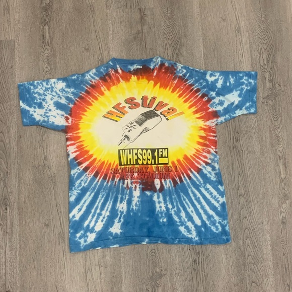 Vintage 1996 HFstival tie-dye tshirt - Picture 1 of 5